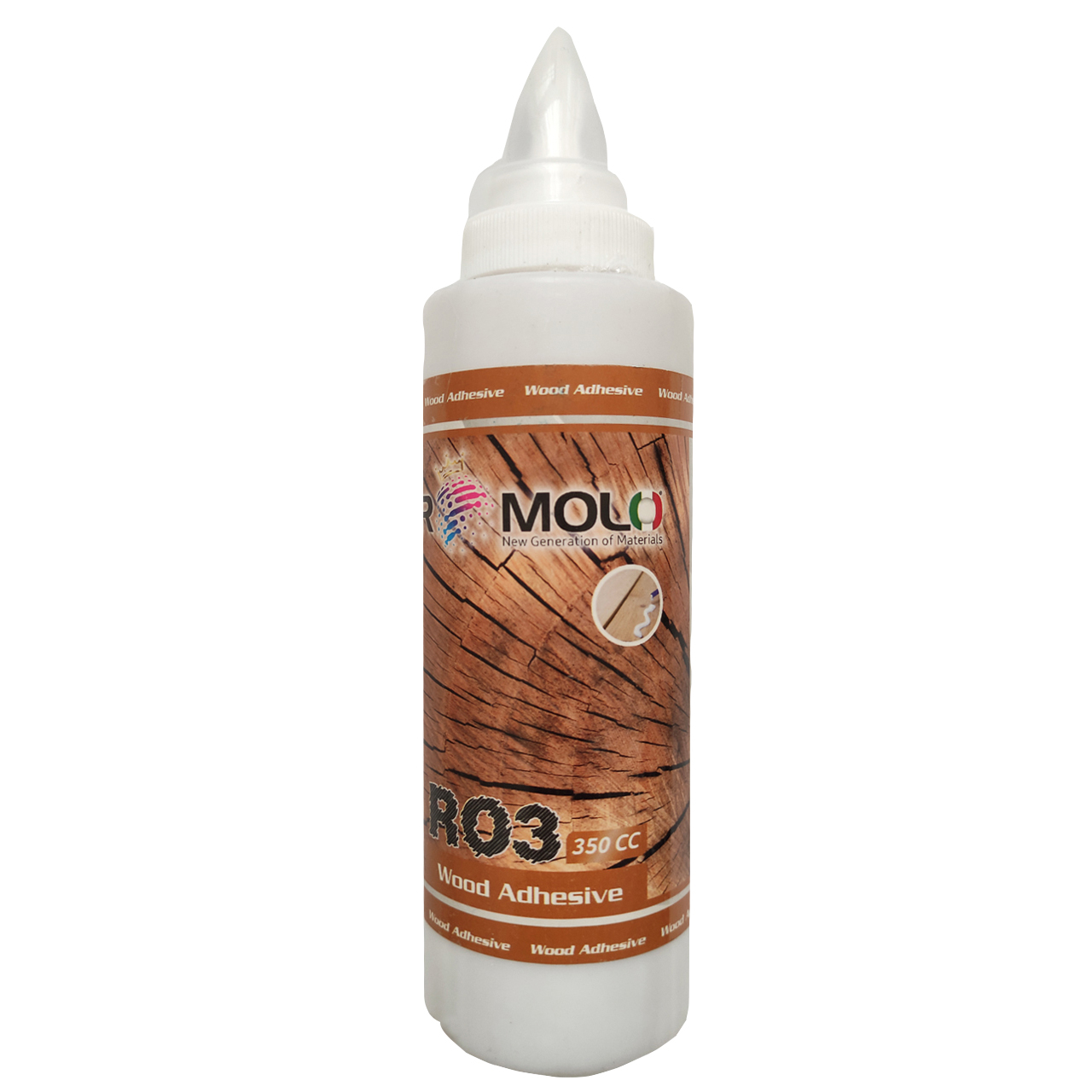 چسب چوب رومولو مدل R03 حجم 350 میلی لیتر