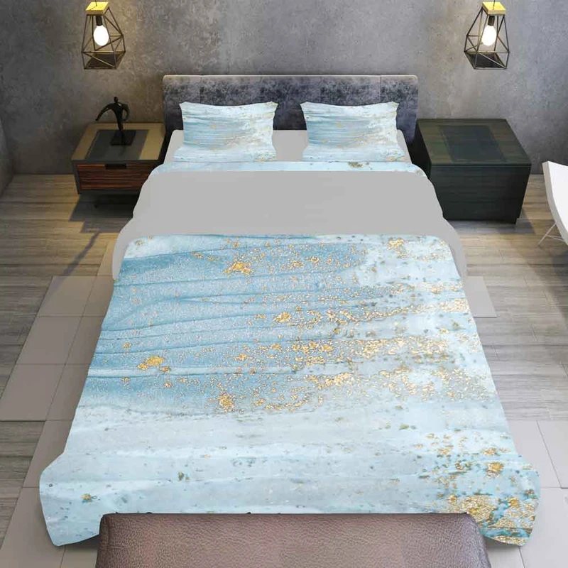 سرویس روتختی مدل ابر و بادی TXY790 تک نفره 5 تکه