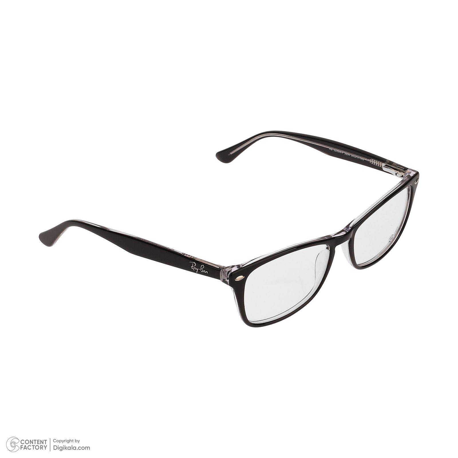 فریم عینک طبی مستطیلی ری بن مدل RB5228MF-2034 مناسب برای صورت گرد، قلب، مثلث و بیضی -  - 5