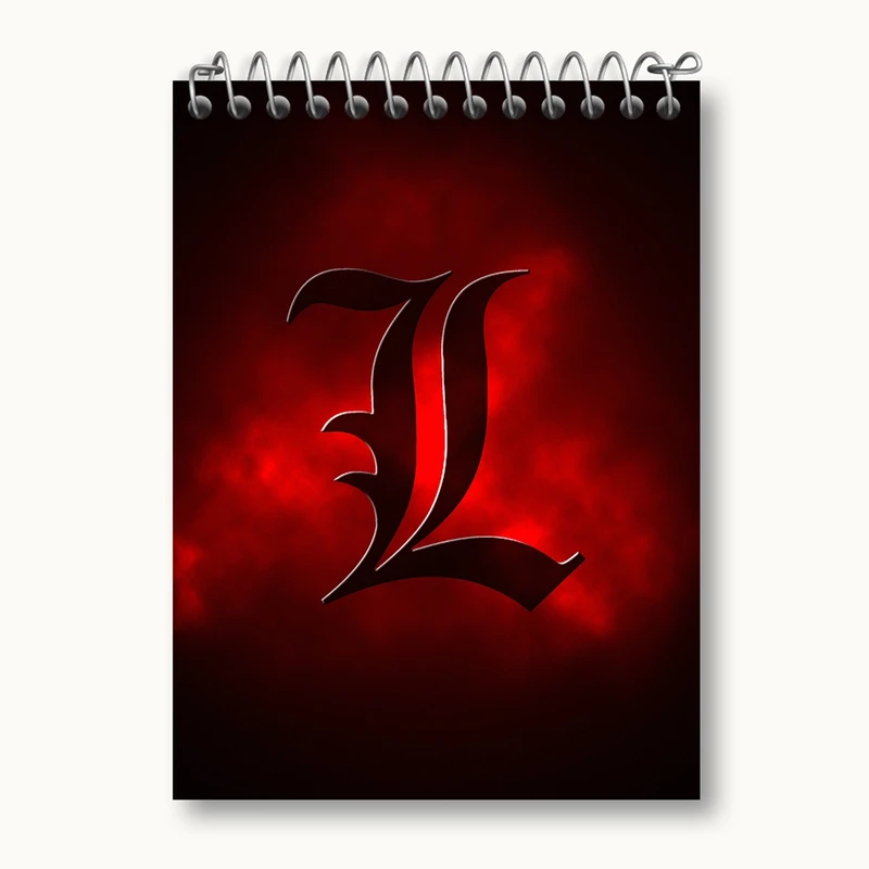 دفتر یادداشت 50 برگ خندالو مدل ال انیمه دفترچه مرگ Death Note کد 11288