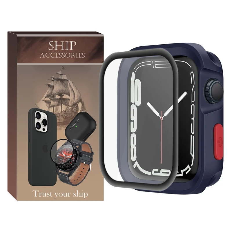 کاور شیپ مدل Armor Shield SH مناسب برای اپل واچ سری 7/8/9 سایز 45 میلی متری به همراه محافظ صفحه نمایش