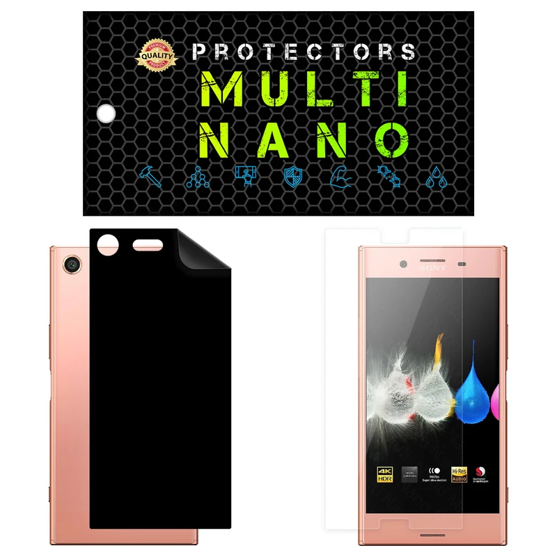 محافظ صفحه نمایش مولتی نانو مدل X-SFM مناسب برای گوشی موبایل سونی Xperia XZ Premium به همراه برچسب پوششی