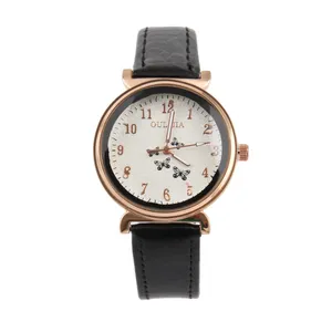 ساعت مچی عقربه ای زنانه مدل بند چرمی کلاسیک کد WHW_311