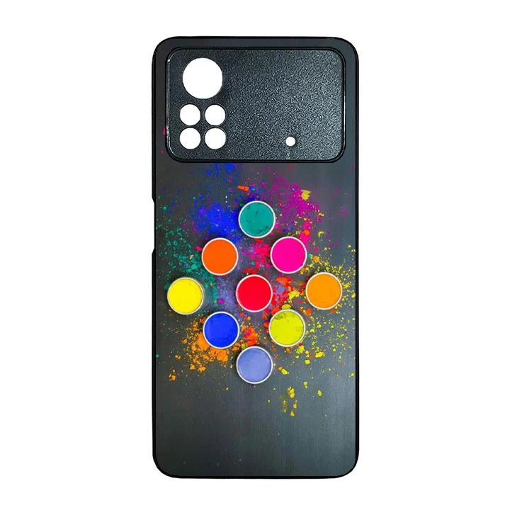 کاور گالری وبفر طرح رنگارنگ مناسب برای گوشی موبایل شیائومی poco x4 pro