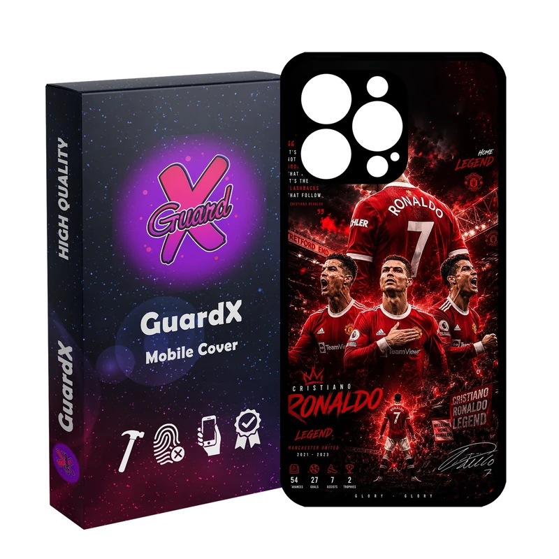 کاور گارد ایکس طرح Ronaldo مدل 11091 مناسب برای گوشی موبایل اپل iPhone 13 Pro