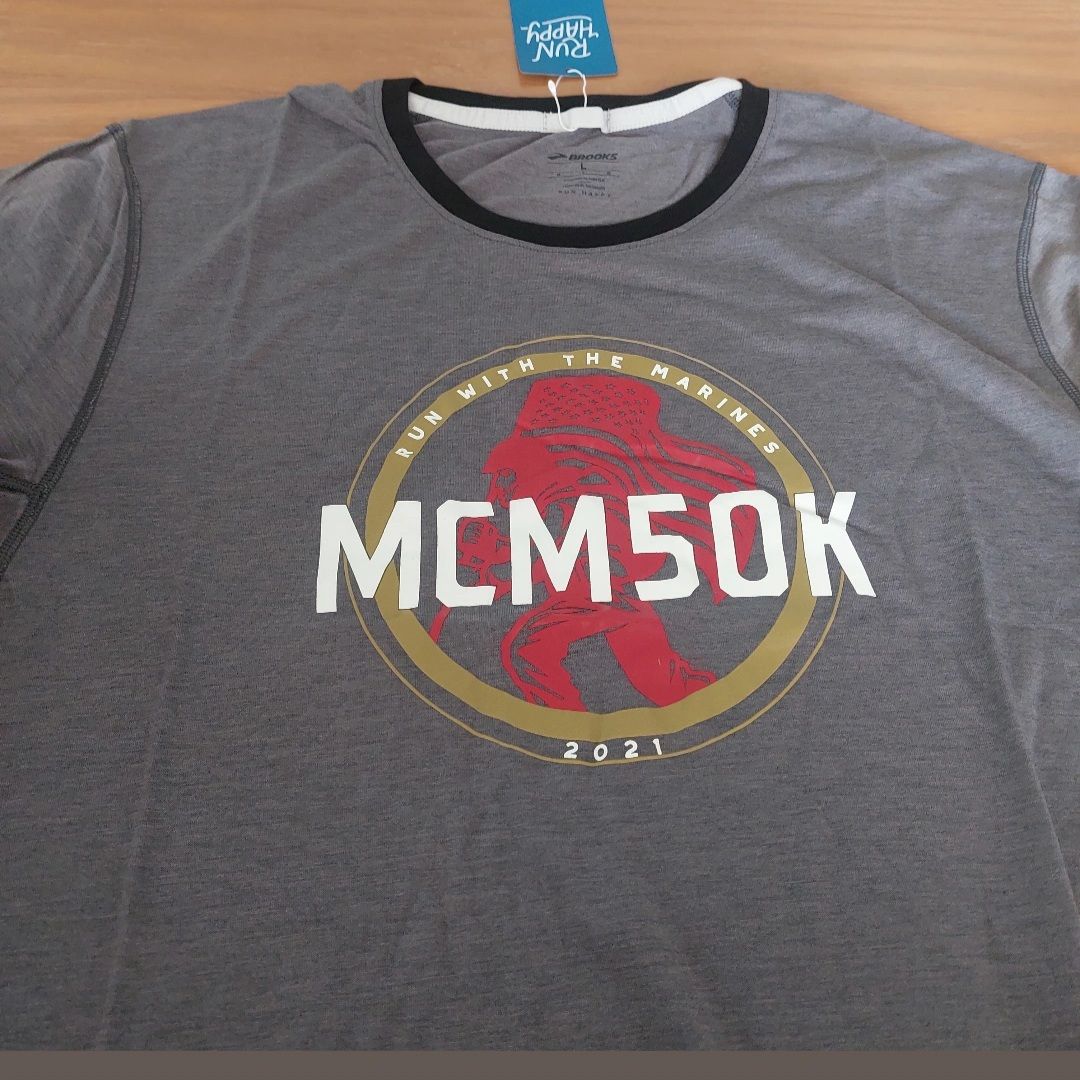 تی شرت ورزشی مردانه بروکس مدل Maraton18 -  - 3