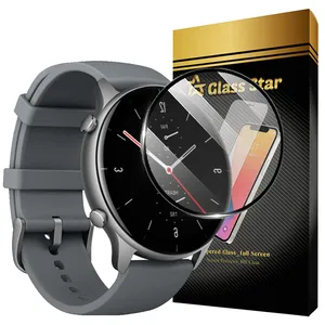 محافظ صفحه نمایش گلس استار مدل GWPM مناسب برای ساعت هوشمند امیزفیت GTR 2e