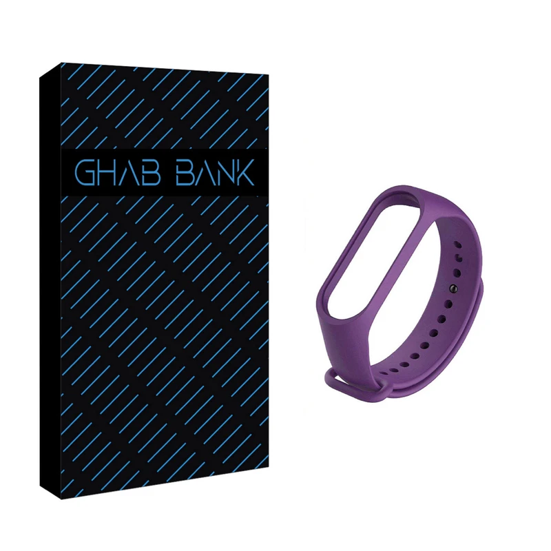 بند قاب بانک مدل SILICON مناسب برای ساعت هوشمند شیائومی MI BAND 4