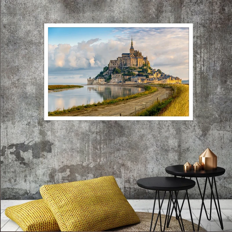 تابلو بکلیت طرح قلعه مونت سنت میشل مدل W-S2814