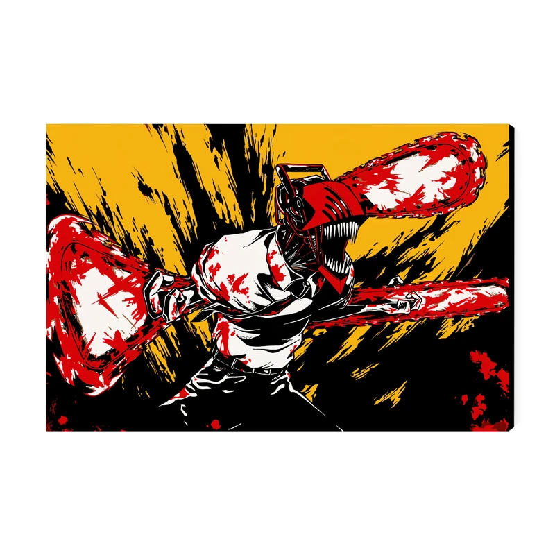 تابلو شاسی عرش مدل انیمه مرد اره ای  Chainsaw Man کد As3729