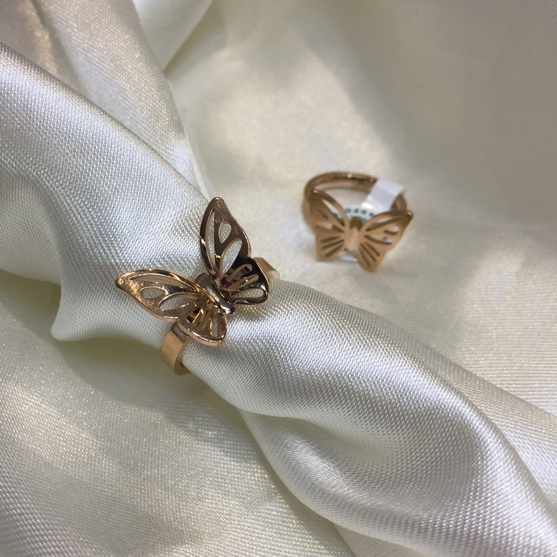 انگشتر دخترانه مدل پروانه 4