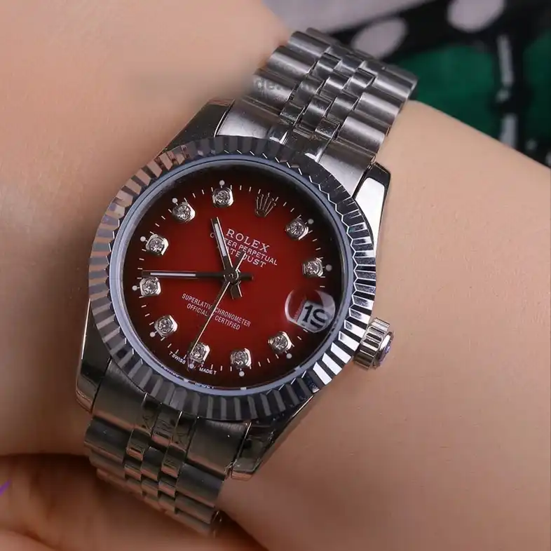 ست ساعت مچی عقربه ای زنانه و مردانه مدل دیت جاست