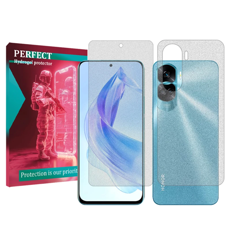  محافظ صفحه نمایش مات پرفکت مناسب برای گوشی موبایل آنر 90 Lite به همراه محافظ پشت گوشی