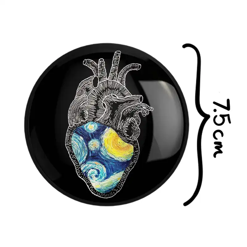 آینه جیبی خندالو مدل ونسان ونگوگ کد 25460