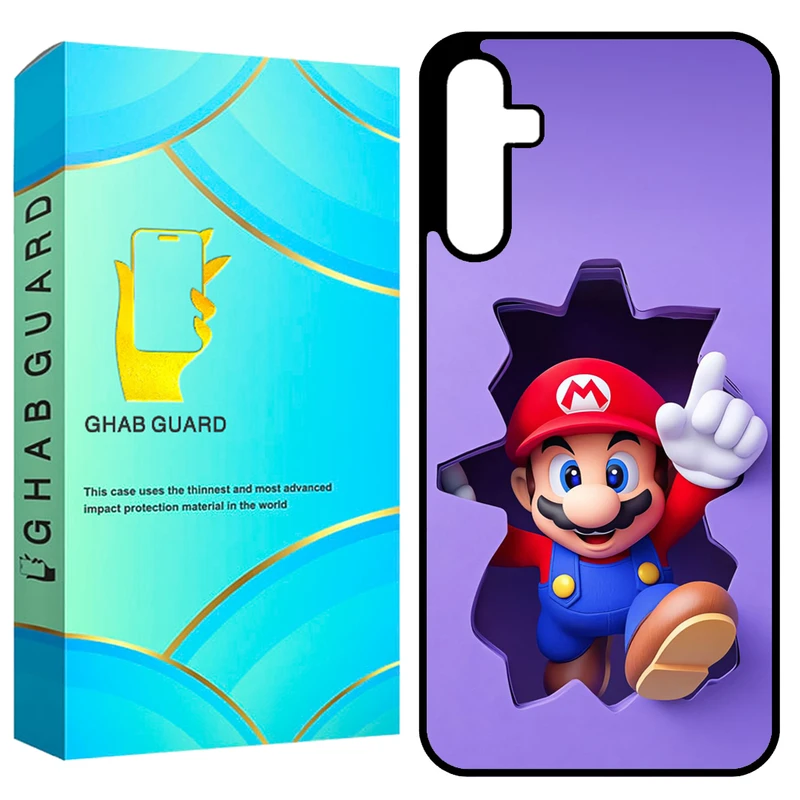 کاور قاب گارد طرح ماریو مدل GCHPA35 مناسب برای گوشی سامسونگ Galaxy A35 5G