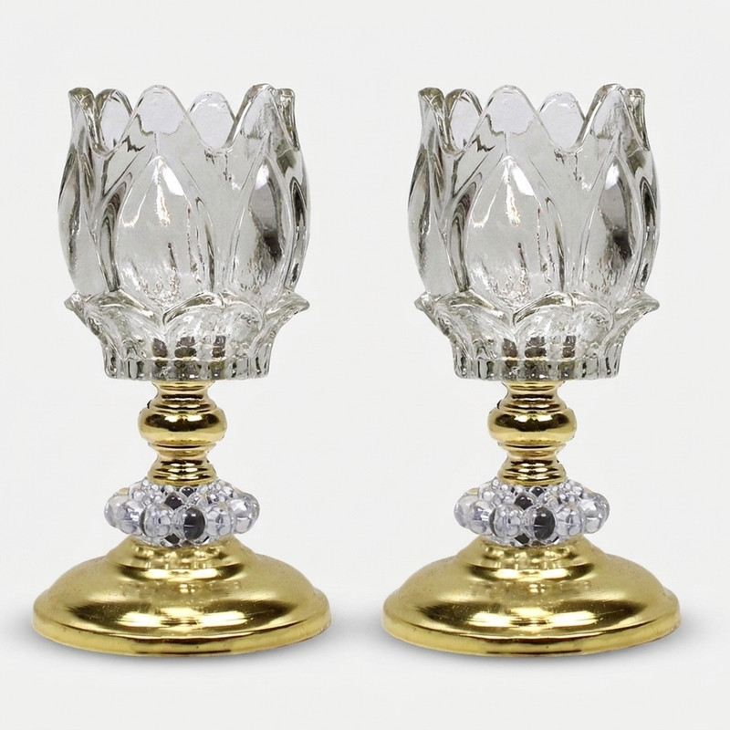 جاشمعی مدل لاله اناناسی کد 990  بسته 2 عددی