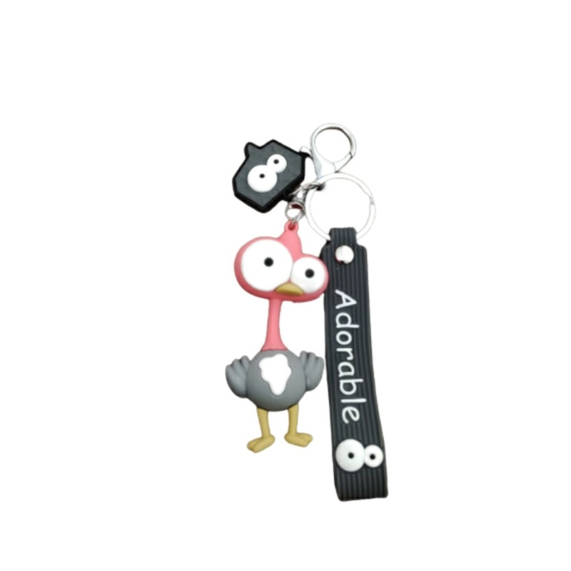 جاکلیدی دخترانه مدل سیلیکونی طرح شتر مرغ جاکلیدی دخترانه مدل سیلیکونی طرح شتر مرغ