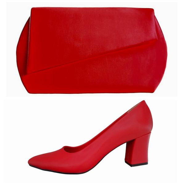 ست کیف و کفش پاشنه‌دار زنانه مدل یلدا