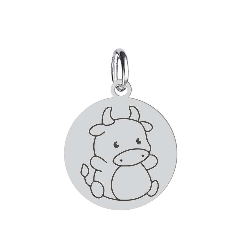 آویز گردنبند هایکا طرح گاو مدل ha282 آویز گردنبند هایکا طرح گاو مدل ha282