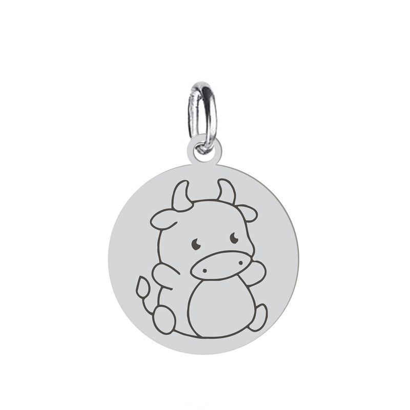 آویز گردنبند هایکا طرح گاو مدل ha282 آویز گردنبند هایکا طرح گاو مدل ha282