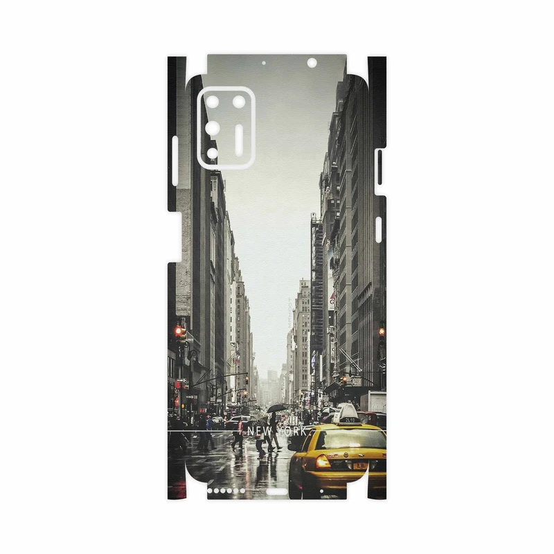برچسب پوششی ماهوت مدل New York City-FullSkin مناسب برای گوشی موبایل موتورولا Moto G9 Plus