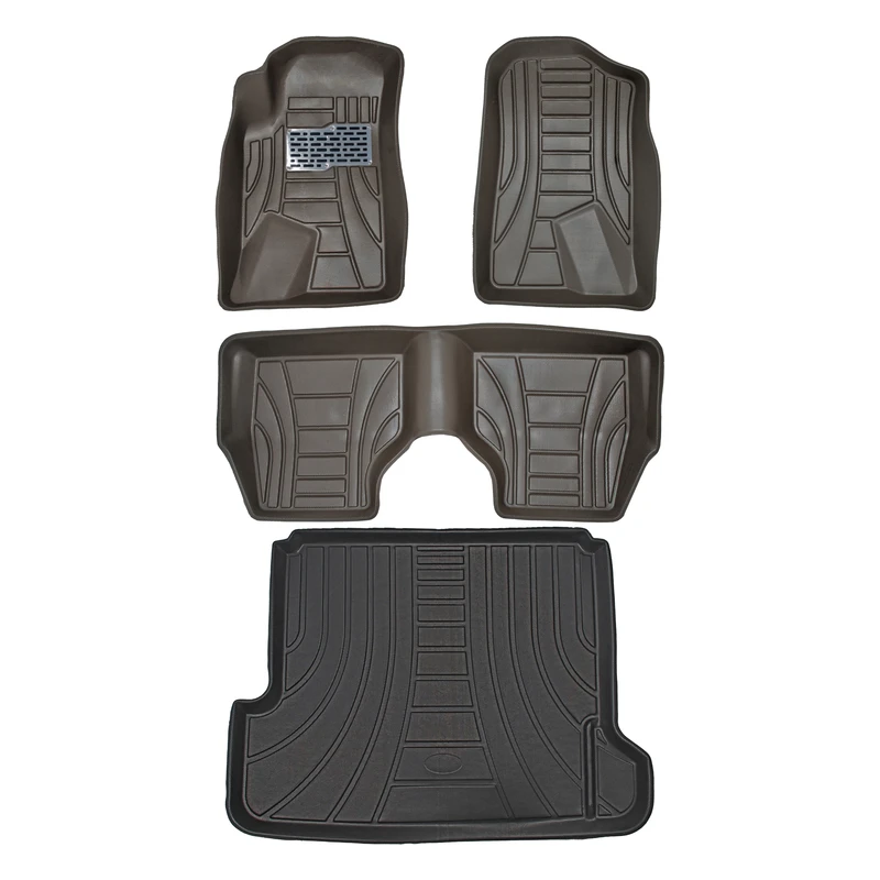 کفپوش سه بعدی خودرو پانیذ مدل MHLB مناسب برای سمند سورن به همراه کفپوش صندوق