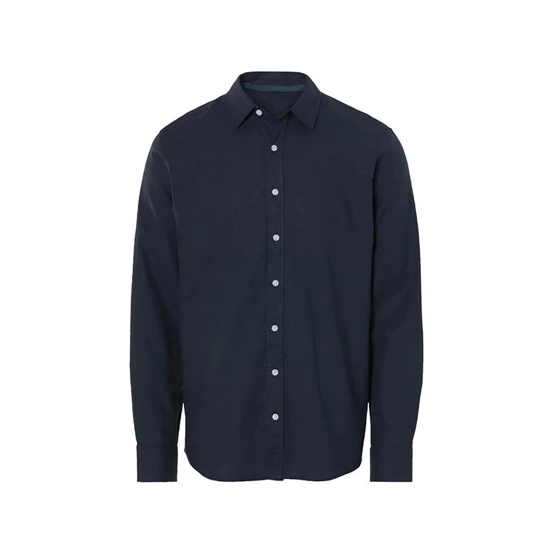 پیراهن آستین بلند یقه برگردان مردانه مدل 02