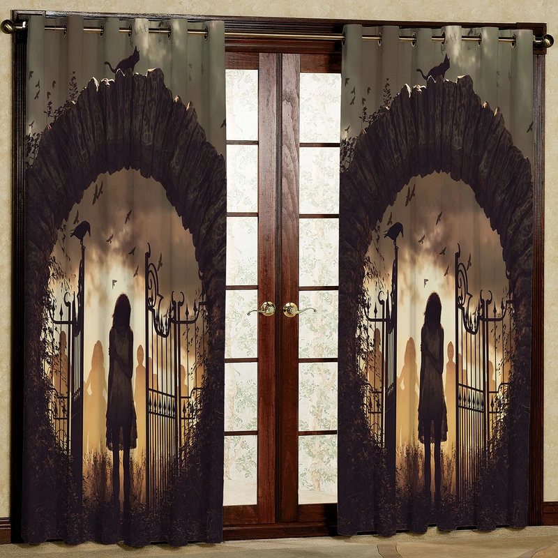 پرده مدل دختر مخمل پانچی کد 2335 سایز 200x140 سانتی متر