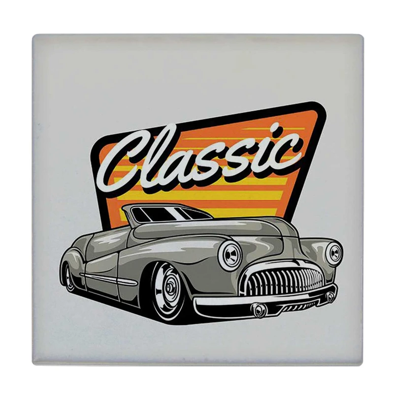 زیر لیوانی  طرح اتومبیل کلاسیک کد    6104532_5361