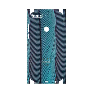 MAHOOT Turquoise feathers-FullSkin Cover Sticker for Huawei Y7 Prime 2018