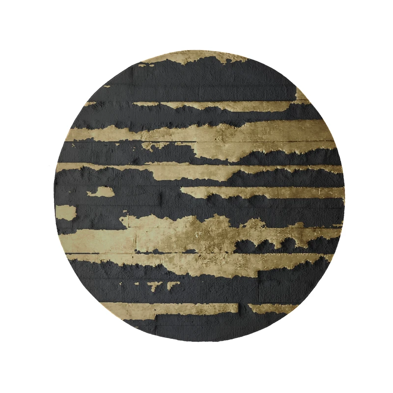 پادری مدل دایره طرح کلاسیک کد 8833 سایز 90 × 90 سانتی متر ر