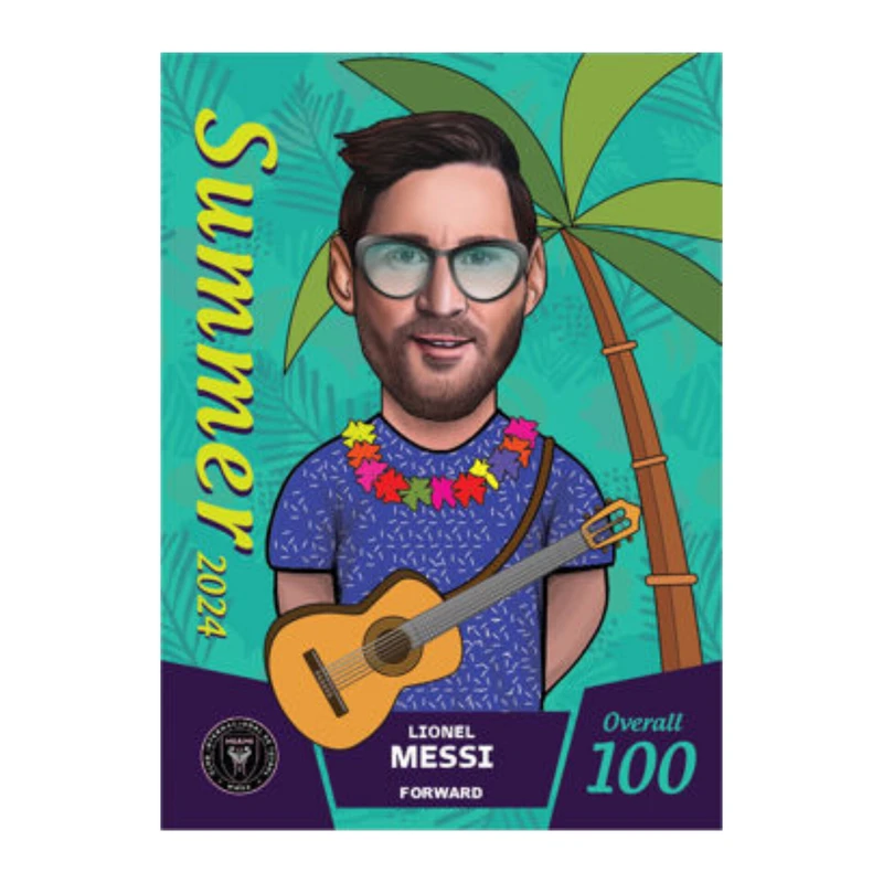 اسباب بازی زینتی کیمدی مدل لیونل مسی ۲۰۲۴ سامر 