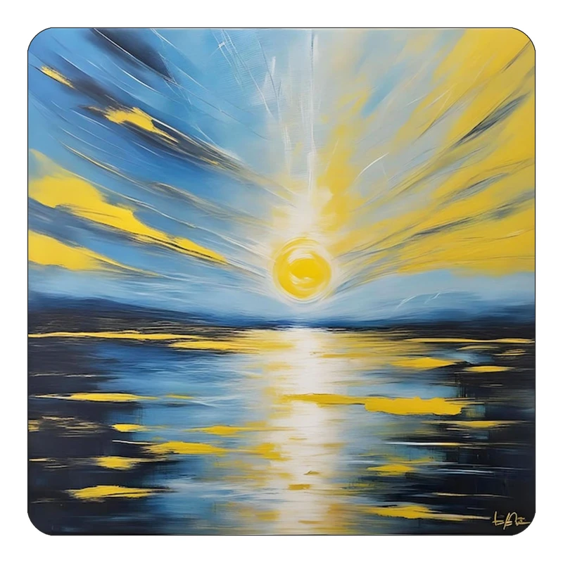 مگنت کاکتی طرح نقاشی رنگ روغن مدل mp69553