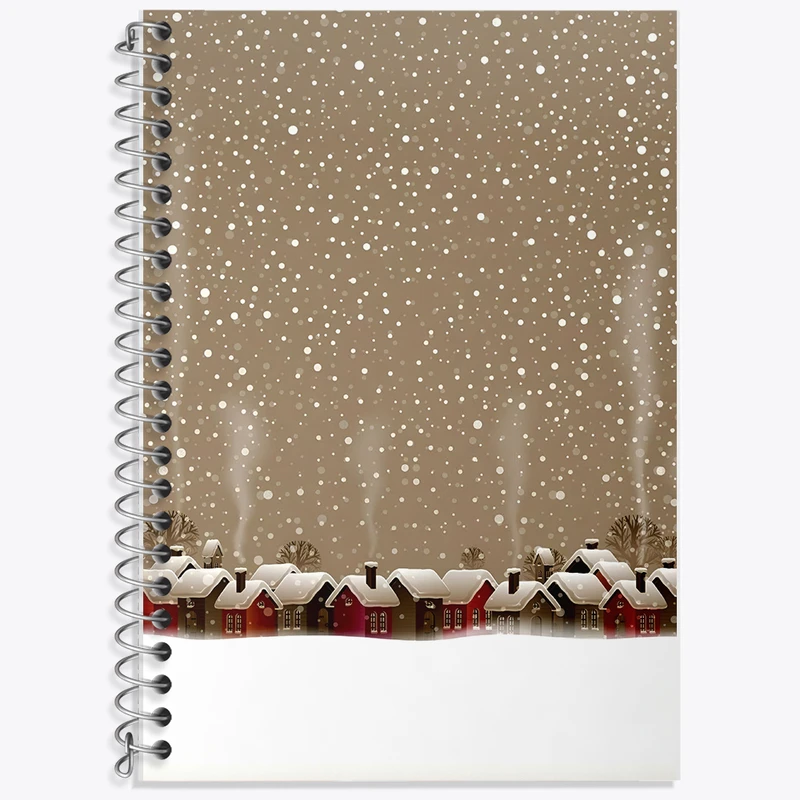 دفتر نت موسیقی 50 برگ خندالو طرح کلبه های برفی کد F8253