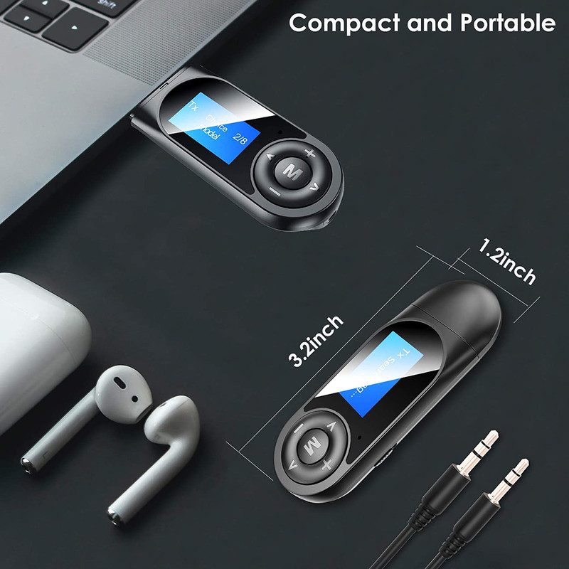 گیرنده و فرستنده بلوتوث صدا مدل T13