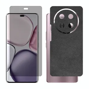 Glass Together model privacy screen protector suitable for Honor X9c mobile phone with back cover sticker
