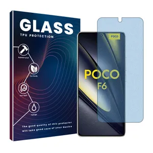Glass Resistant model Matte anti-blue screen protector suitable for Xiaomi Poco F6 mobile phone