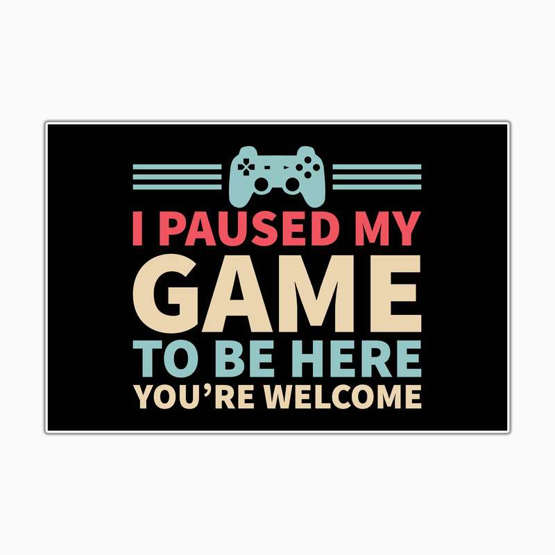 استیکر لپ تاپ و موبایل بووم طرح Gaming کد MA112 استیکر لپ تاپ و موبایل بووم طرح Gaming کد MA112
