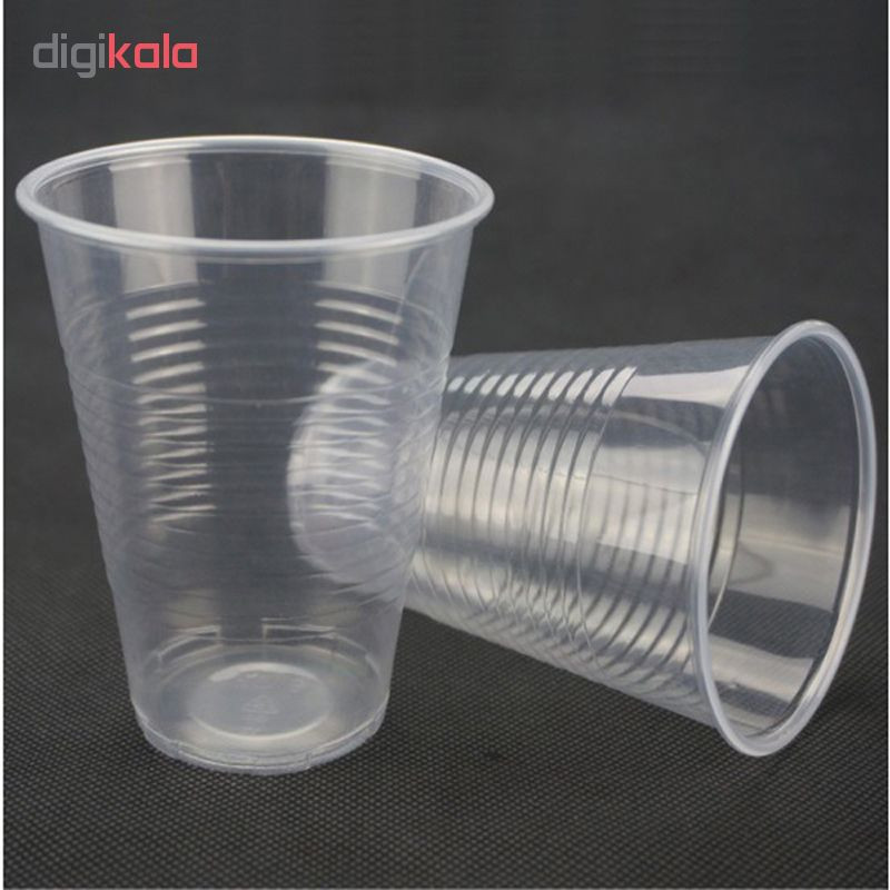 لیوان یکبار مصرف نیک پلاستیک تمیزی کد 0200 بسته 500 عددی