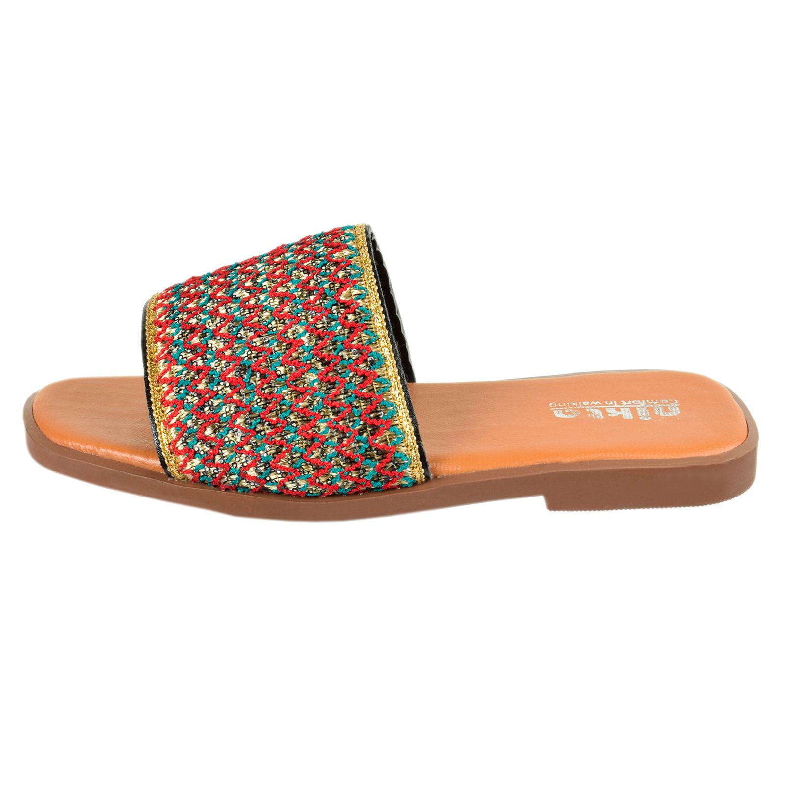 صندل زنانه نیکتا مدل کویلتی BK.4051 -  - 1