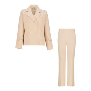ست کت و شلوار زنانه السانا مدل گلاویژ کد 209208