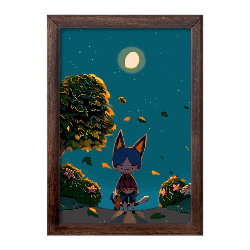 تابلو خندالو طرح بازی انیمال کراسینگ (Animal Crossing) کد 32654