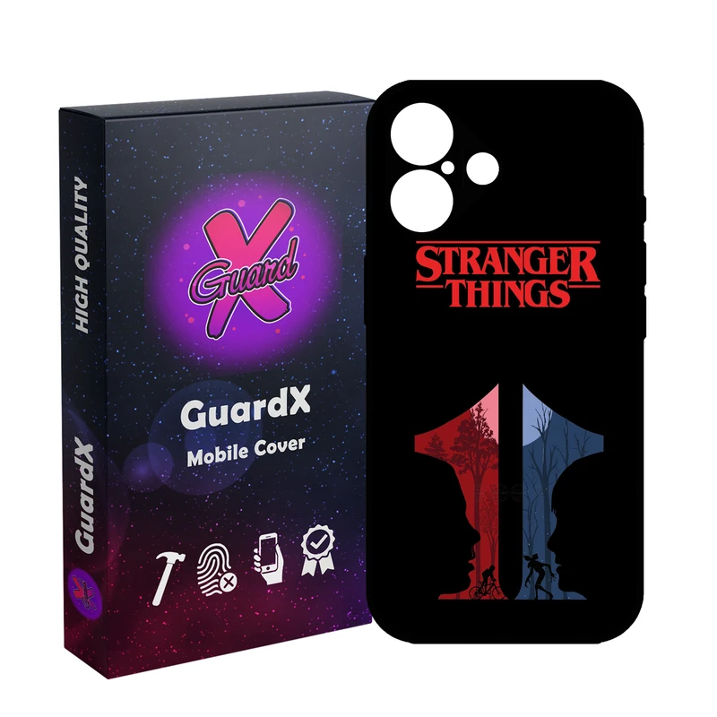 کاور گارد ایکس طرح Stranger Things مدل 10883 مناسب برای گوشی موبایل اپل iPhone 16