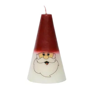 شمع مدل کریسمس طرح بابانوئل 