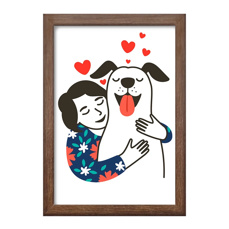 تابلو خندالو طرح حمایت از حیوانات کد 27378