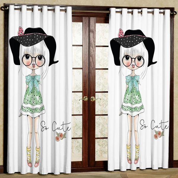 پرده مدل مخمل پانچی کد 6386 سایز 280x140 سانتی متر