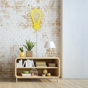 چراغ دیواری ماهوت طرح نئون لامپ کد 04