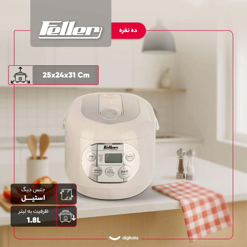 پلوپز 10 نفره فلر مدل RC55D