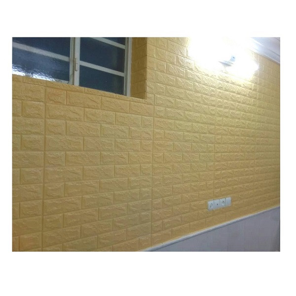 دیوارپوش طرح آجری بسته 6 عددی دیوارپوش طرح آجری بسته 6 عددی