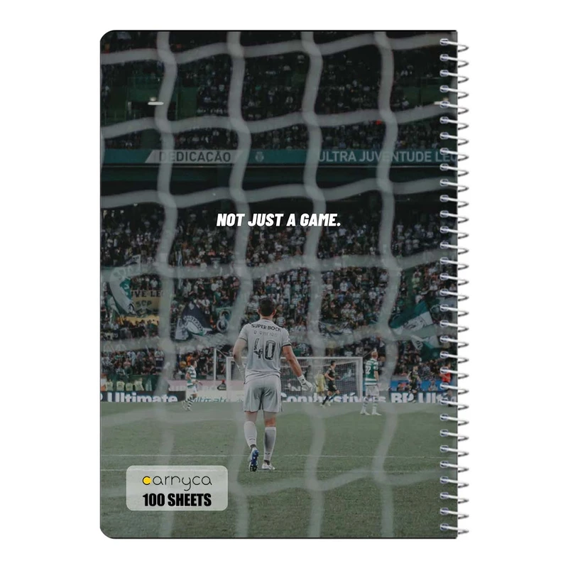 دفتر مشق 100 برگ سیمی کارنیکا طرح عاشق فوتبال Football Lover کد 39702